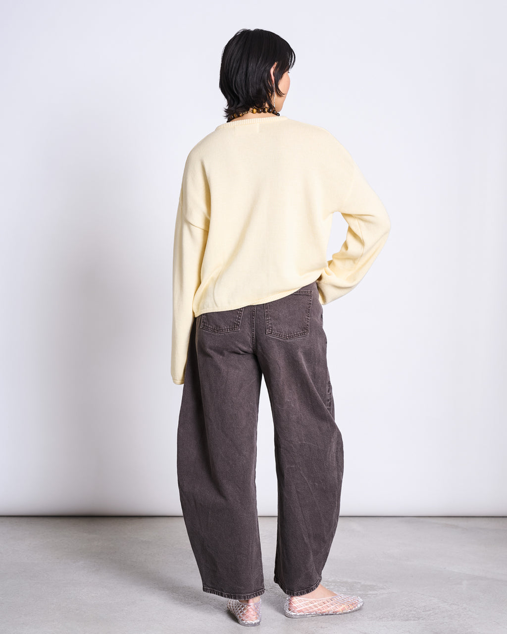 CREWNECK JUMPER HOY BUTTERMILK GOTS Cardigan jan-n-june 4