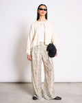 LOOSE TIE CARDIGAN ZEA OFFWHITE GOTS Cardigan jan-n-june 1