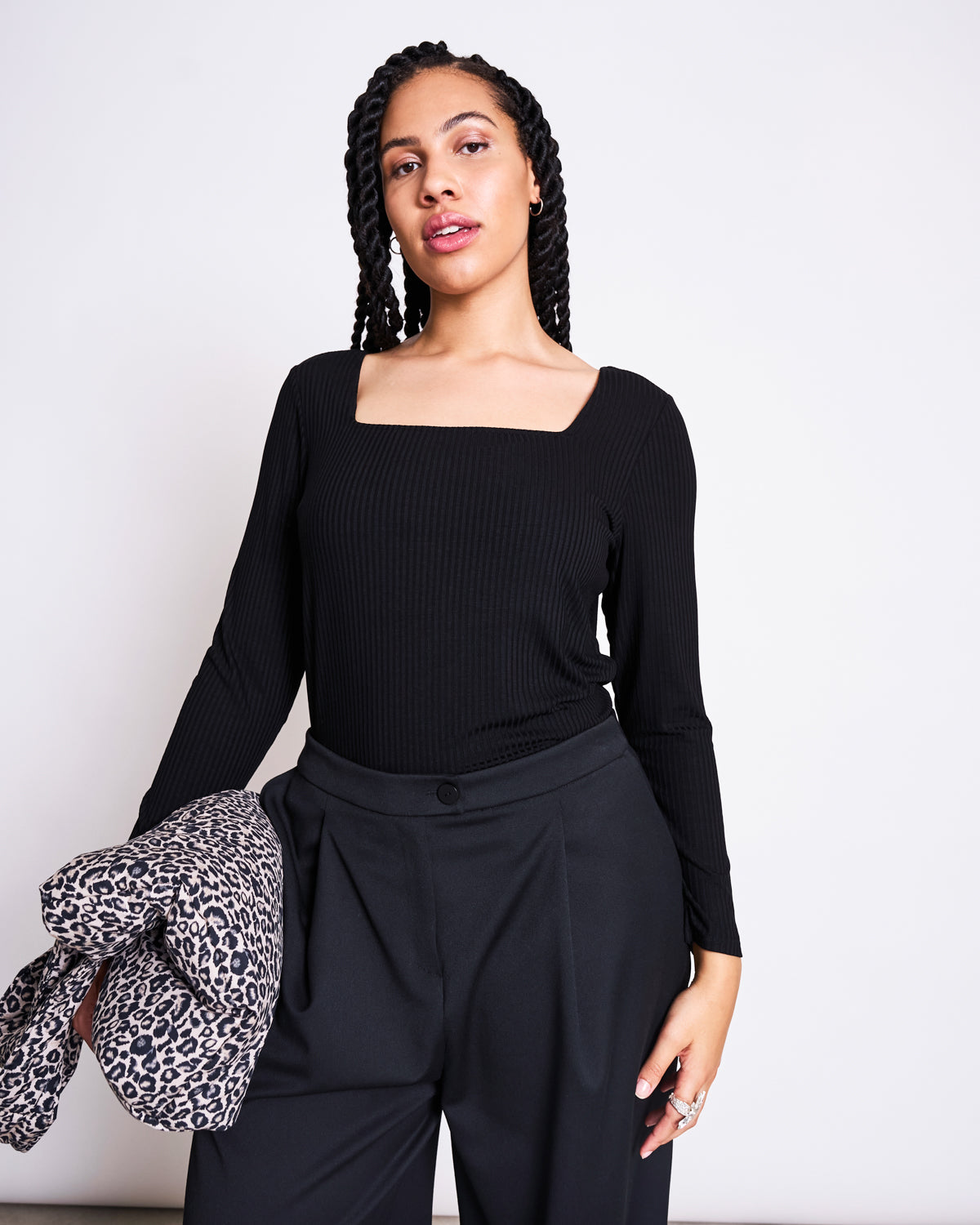 WIDE PANTS GIZA BLACK jan-n-june 2