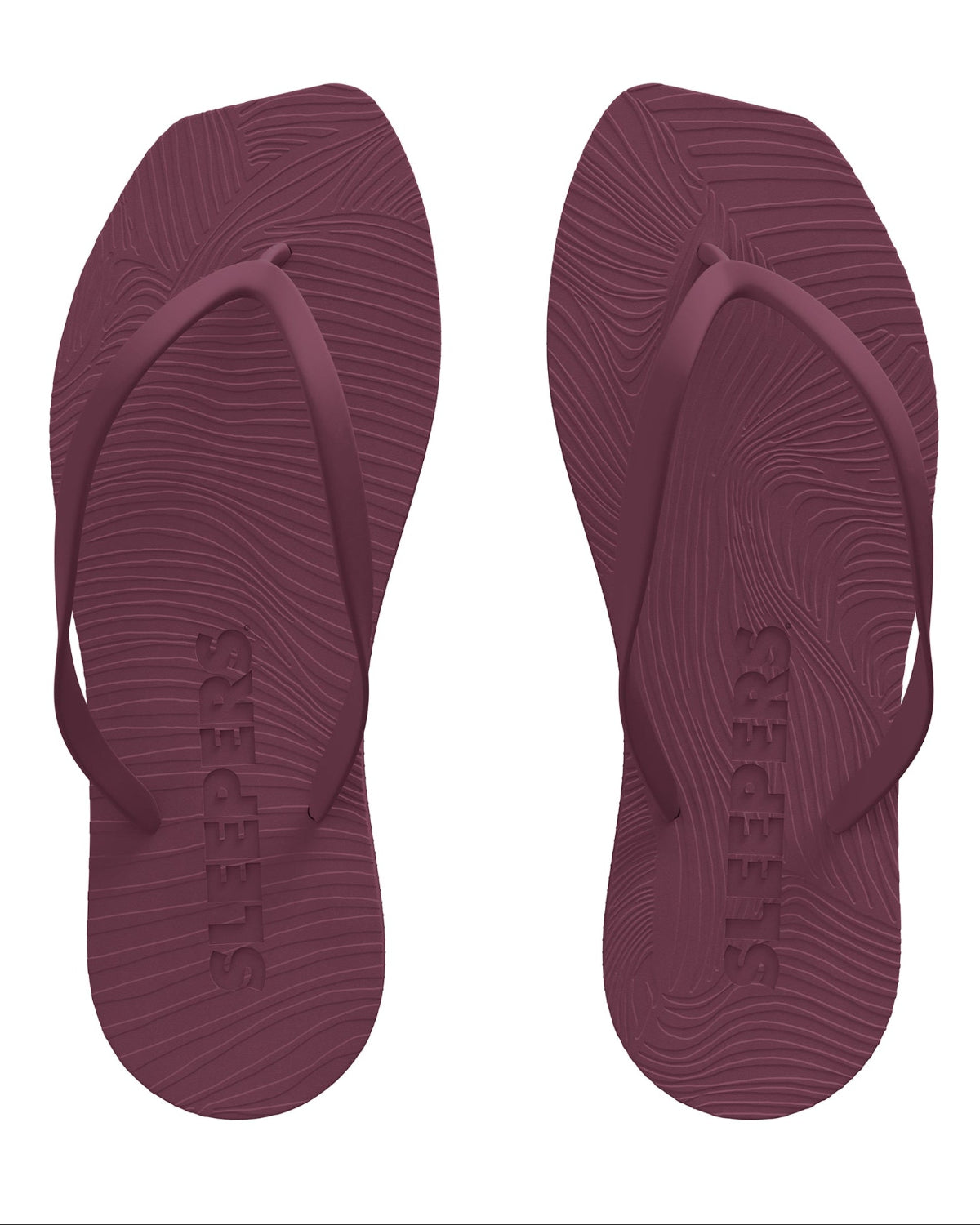 SLEEPERS TAPERED FLIP FLOPS BURGUNDY Flip Flops jan-n-june 2