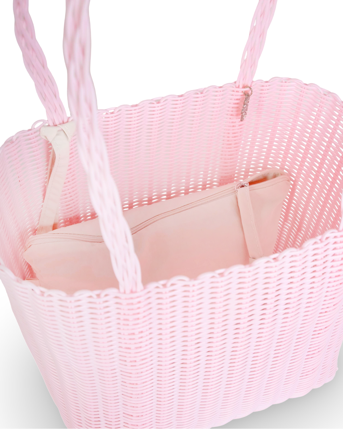 RAYAS COLLECTIVE MEDIUM BASKET BLUSH Accessories jan-n-june 3