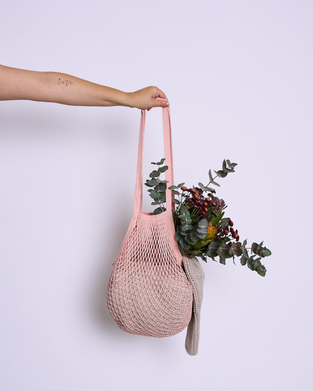 NET BAG TURTLE BAG BLUSH jan-n-june 1