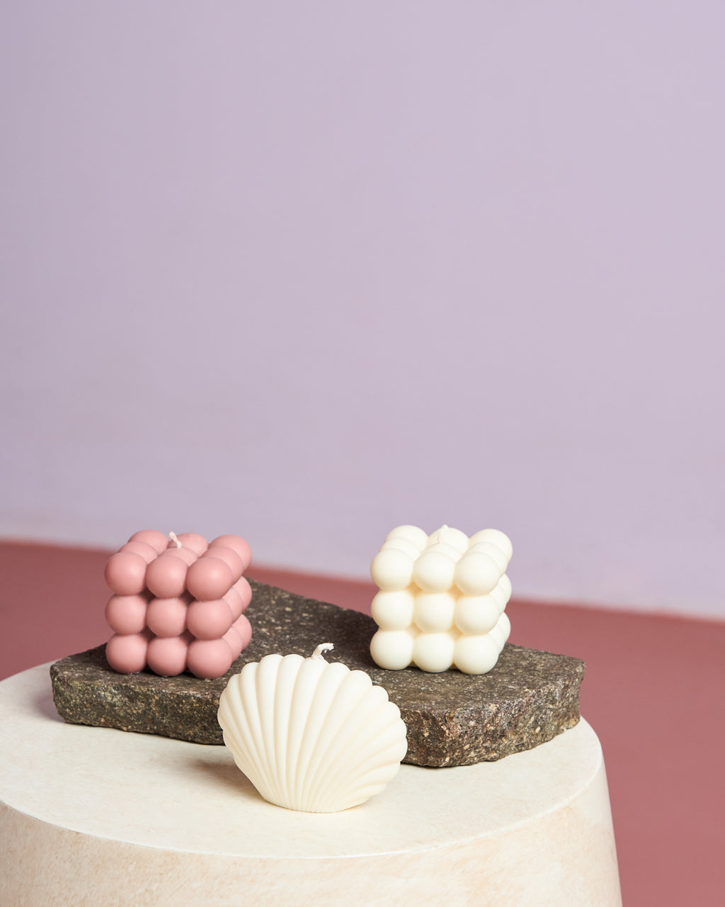 SHELL CANDLE IVORY jan-n-june 2