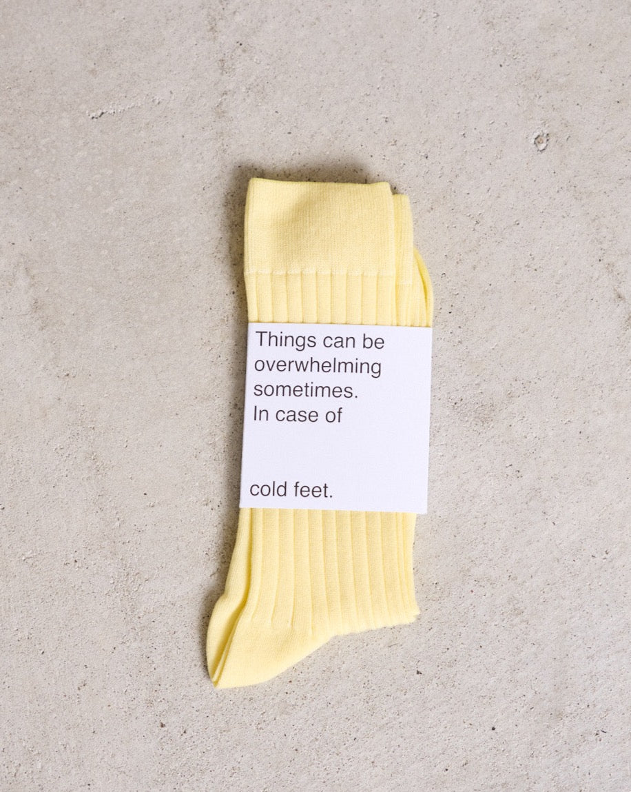SOCKS FADED LEMON Socks jan-n-june 2