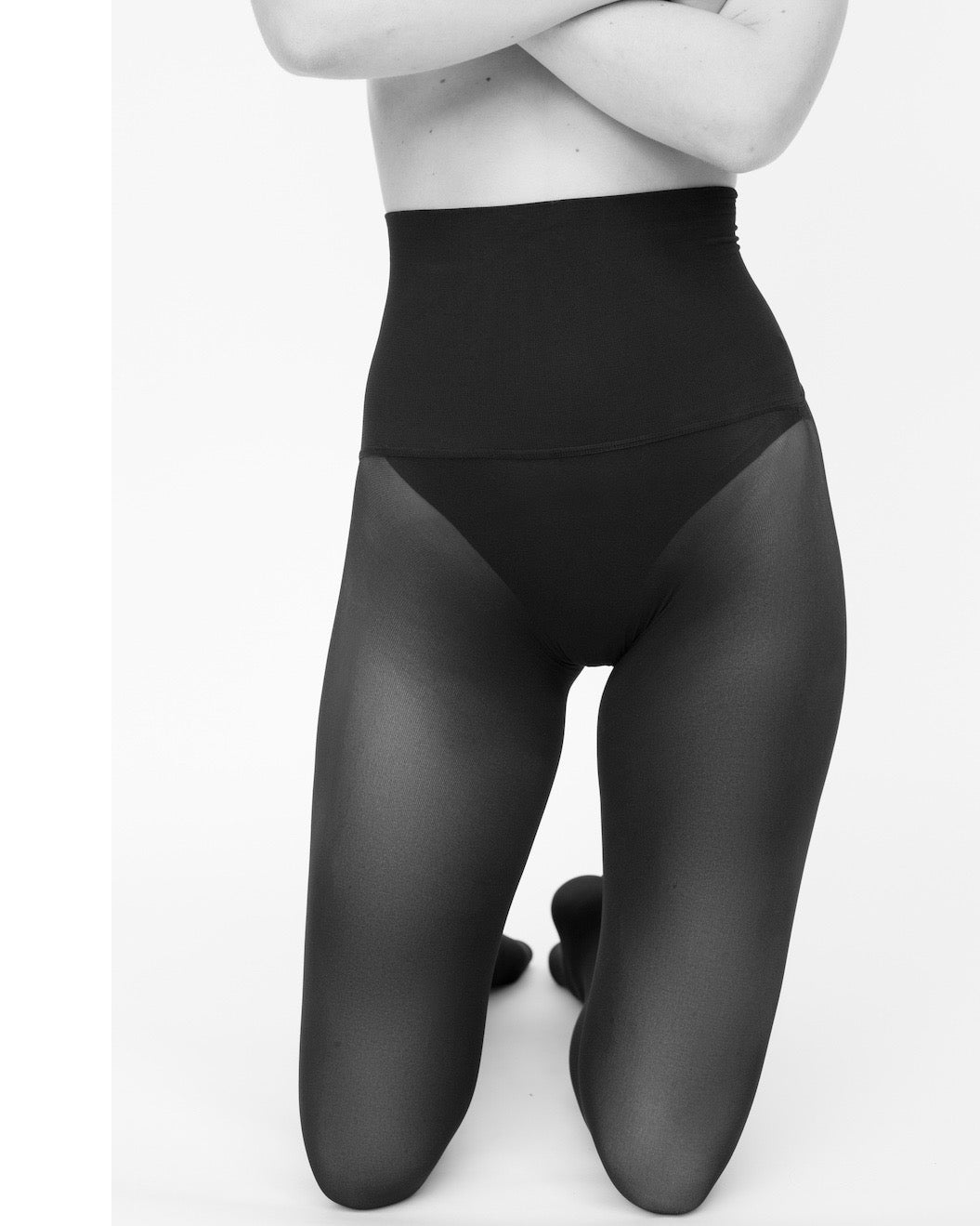 SWEDISH STOCKINGS HANNA PREMIUM SEAMLESS TIGHTS BLACK 40 DEN jan-n-june 1