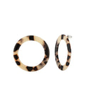 ISLA HOOPS ASH BLONDE TORTOISE jan-n-june 1