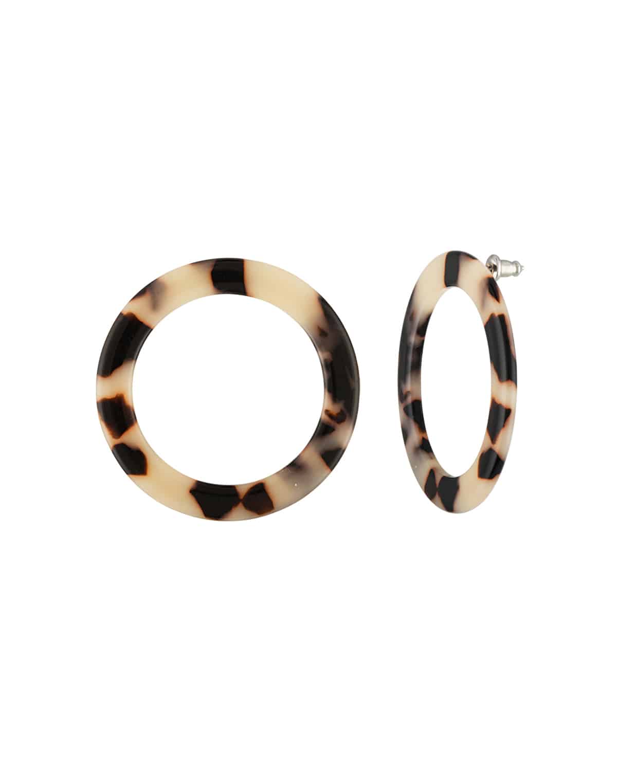 ISLA HOOPS ASH BLONDE TORTOISE jan-n-june 1